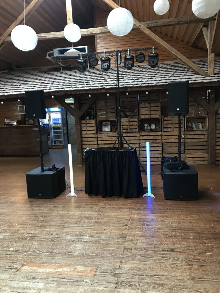 Dj Bomiboy dj pultja a TB Ranch helyszínen